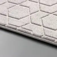 Коврик для ванной светящийся в темноте Доляна &laquo;Светящиеся фигуры&raquo;, 50&times;80 см, серый