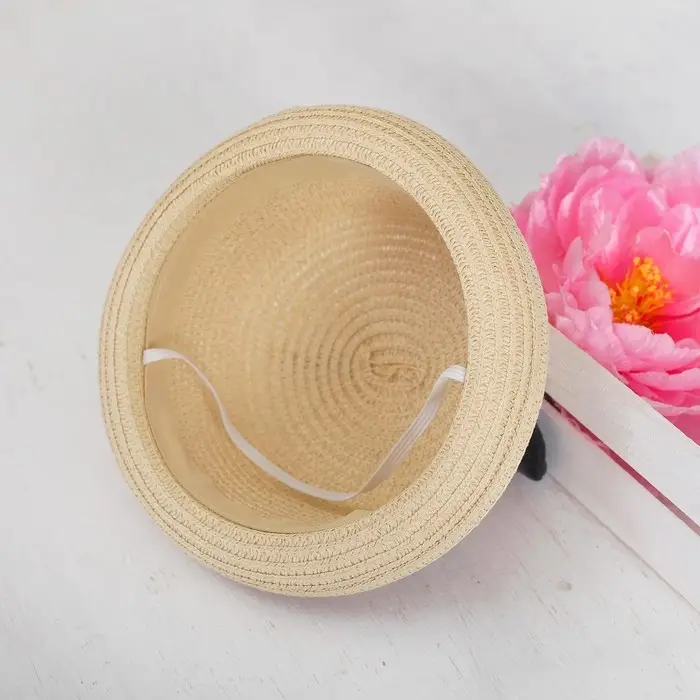 Панама детская соломенная для девочки «Мышка», с ушками,, р-р 52-54, 2-6 лет Панама детская соломенная для девочки «Мышка», с ушками,, р-р 52-54, 2-6 лет