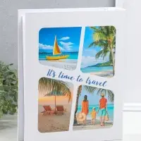 Фотоальбом на 200 фото 13х18 см "Семейный отдых на пляже" в коробке 5,5х23,5х29,5 см