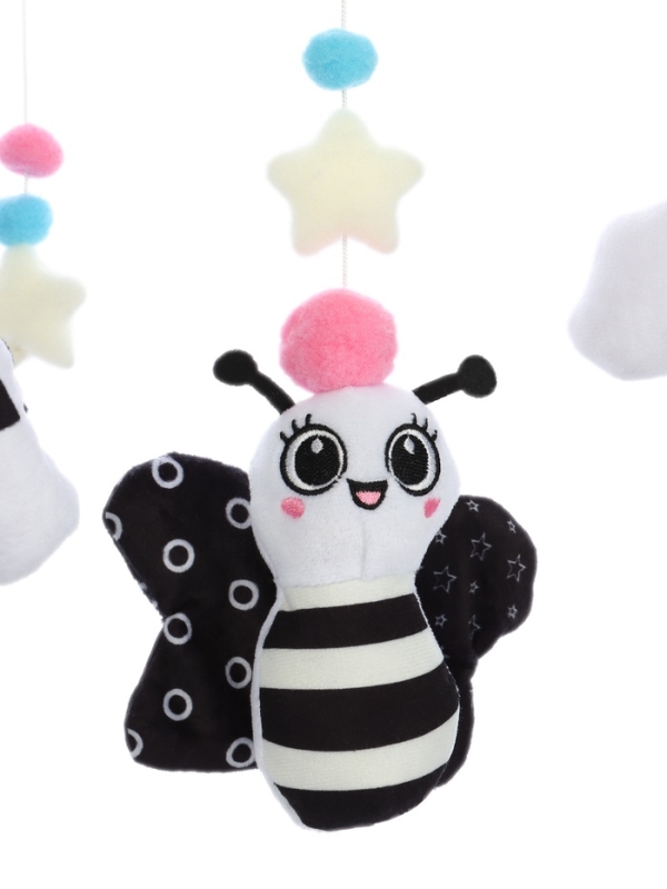 Крошка Я, мобиль  Крошка Я, мобиль "Веселая пчелка", звук, черный SL-07279B