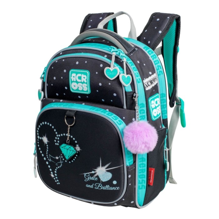 Рюкзак школьный 35 х 26 х 14 см, эргономичная спинка, Across 178 Рюкзак школьный 35 х 26 х 14 см, эргономичная спинка, Across 178