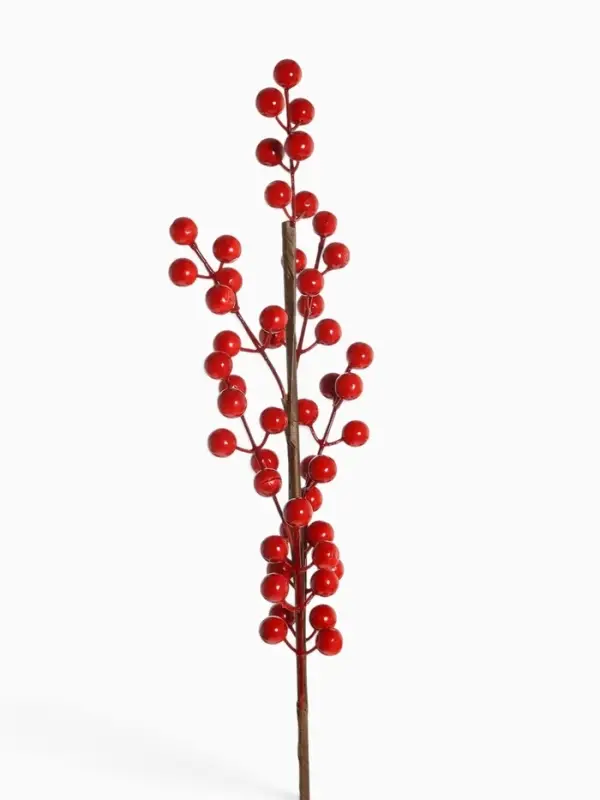 Декор ветка &laquo;Веточка калины&raquo;, 1.5&times;80 см