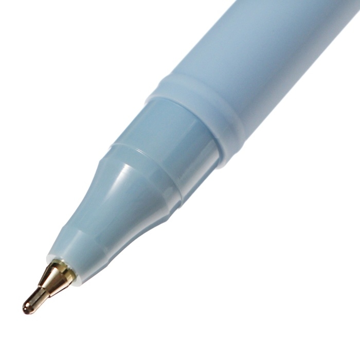 Ручка шариковая ErichKrause Slim Stick Ручка шариковая ErichKrause Slim Stick "Pastel Bloom", игольчатый узел 0.7 мм, синяя, тонкий дизайн Soft Touch, микс