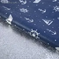 Плёнка упаковочная фольгированная «Море», 70 × 50 см