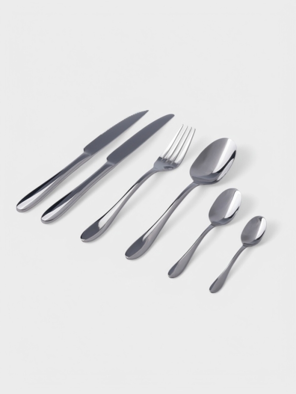 Столовая ложка Hanna Knövell Svartan, 20.7 см, толщина 2.5 мм, нержавеющая сталь, серебристая Столовая ложка Hanna Knövell Svartan, 20.7 см, толщина 2.5 мм, нержавеющая сталь, серебристая