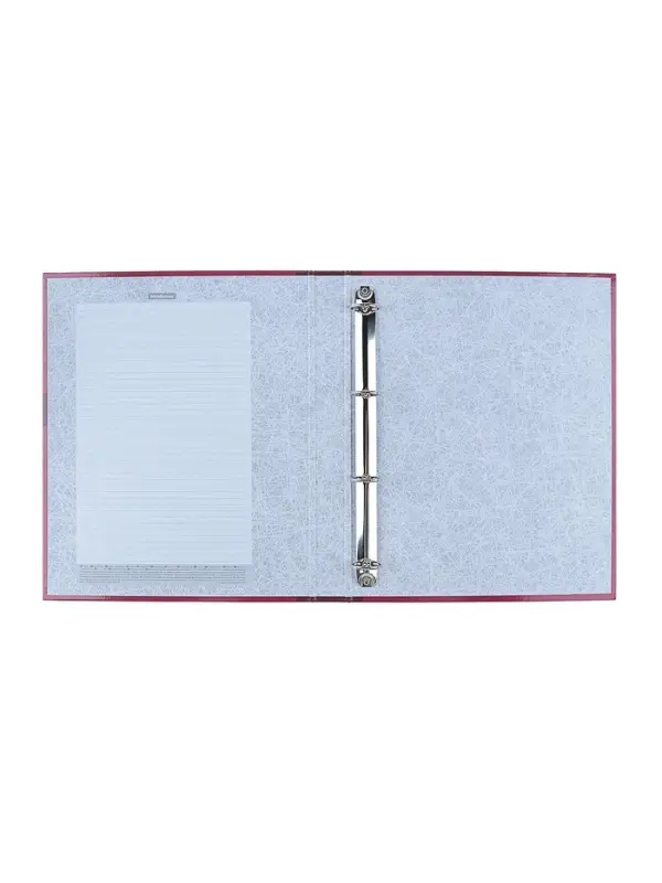 Папка на 4 кольцах А4, ErichKrause Work inside, 35 мм, 1750 мкм, ламинированная, твердая обложка, бордовая