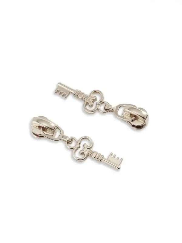 Бегунок для металлической молнии, №3, &laquo;Ключ&raquo;, 10 шт., цвет никель