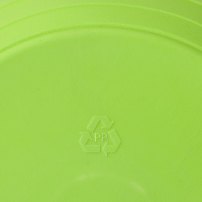 Горшок для цветов с поддоном «Япония», 1,2 л, цвет серо-фисташковый