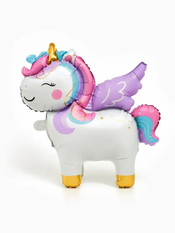Воздушный шар фольгированный 22" &laquo;Единорог&raquo;, фигура под возду