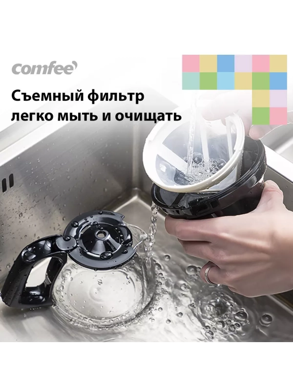 Кофеварка капельная CF-СМ2501, подогрев, 650 мл Кофеварка капельная CF-СМ2501, подогрев, 650 мл