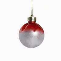 Набор ёлочных шаров &laquo;Таффи&raquo;, 9 шт., d=8 см, красный