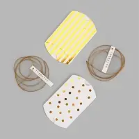 Коробки - подушки подарочные, 6 штук, 9&times;6.5&times;2.5 см