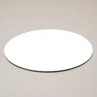 Подложка для торта усиленная, 30 см, золото - белый жемчуг, 3.2 мм