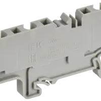 ARMAFIX Клемма пружинная CX4-3 4мм2 трехконтактная серая IEK