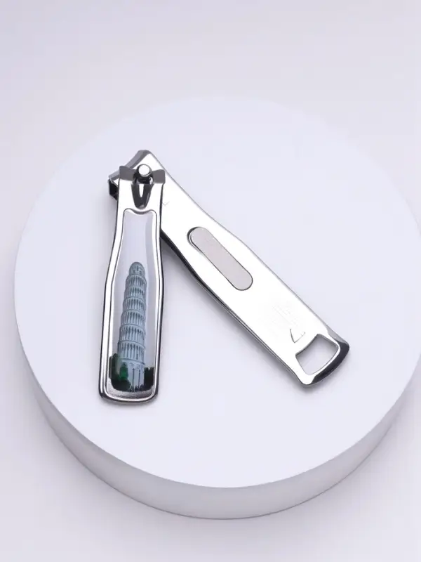 Кусачки - книпсер педикюрные, с пилкой, 7.5 см, МИКС