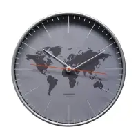 Часы настенные интерьерные &laquo;Материки&raquo;, d=30.5 см, бесшумные