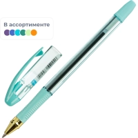 Ручка шариковая неавтомат. Deli EQ40T,пулевидн.нак,0.7мм,пониж.вязк,син