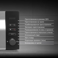 Микроволновая Печь HYM-M2061 20л. 700Вт черный