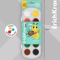 Акварель 12 цветов, ErichKrause ArtBerry, медовая, без кисти, пластиковая коробка, европодвес