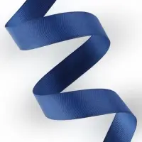 Лента репсовая, 25 мм, 23&plusmn;1 м, тёмно-синяя №38