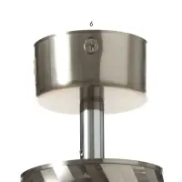 Спот &laquo;Алисер&raquo; GU10 серебро 7.5&times;7.5&times;20 см