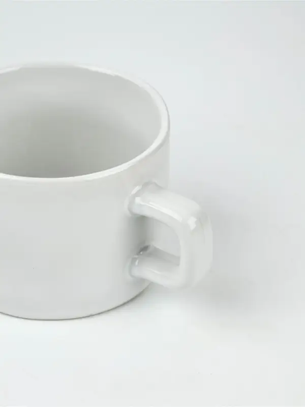 Кружка керамическая новогодняя «Снеговик», 320 мл, ручная работа