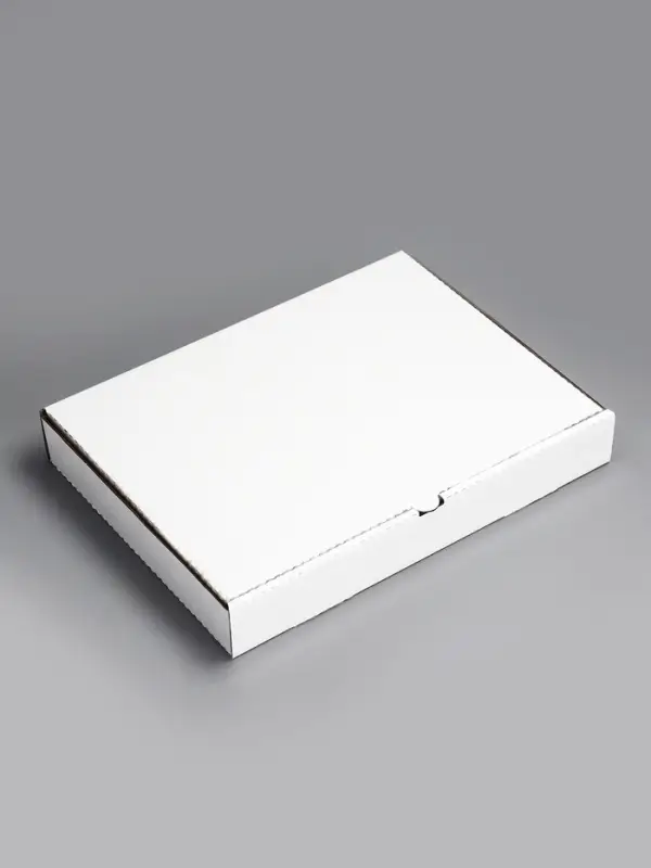 Коробка для пирога и пиццы, белая, 45&times;33&times;6 см