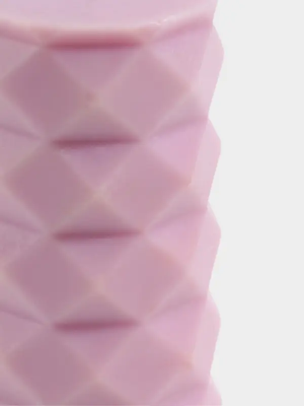 Свеча &laquo;Столб ромбики&raquo;, 6&times;6&times;12 см, соевый воск, МИКС