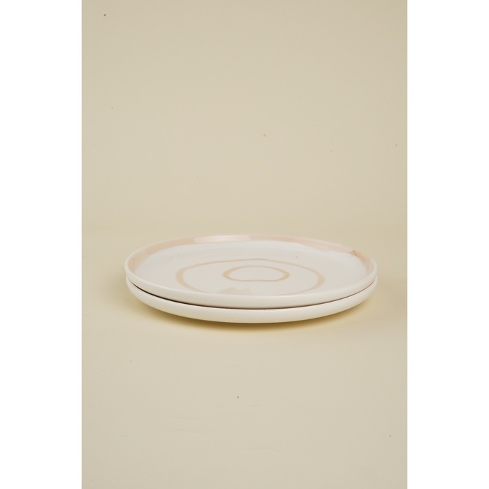 Набор тарелок фарфоровых SL Home «Гато», d=20 см, цвет белый Набор тарелок фарфоровых SL Home «Гато», d=20 см, цвет белый