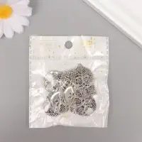 Металлический элемент, декоративная подвеска «Арт Узор. Дерево жизни», серебро, 2.6×2.3 см Металлический элемент, декоративная подвеска «Арт Узор. Дерево жизни», серебро, 2.6×2.3 см