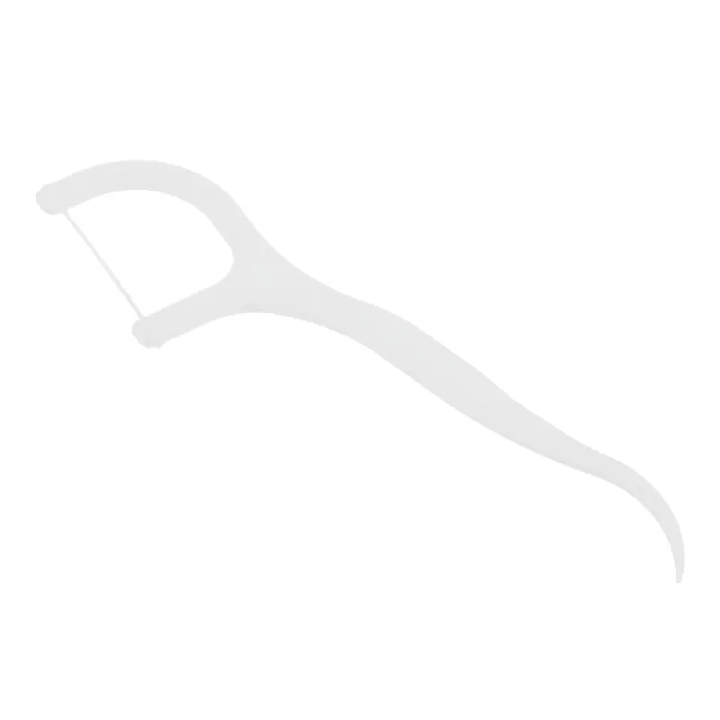 Зубочистки с зубной нитью тм VETTA, полистирол, полиэтиленовое волокно, 7,4см, 50шт