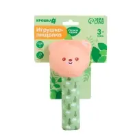 Игрушка - пищалка Крошка Я &laquo;Мишка&raquo; с погремушкой