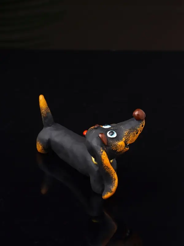 Фигура "Такса счастливая" 4.5х9х4.3 см