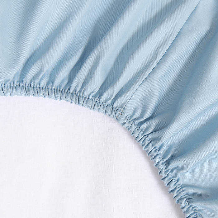 Простыня на резинке LoveLife Celestial blue 160*200+25 см, сатин, 125г/м² Простыня на резинке LoveLife Celestial blue 160*200+25 см, сатин, 125г/м²