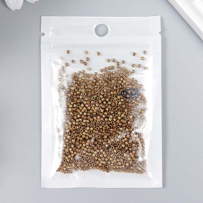 Бисер стекло 11/0  Бисер стекло 11/0 "Цилиндр. Бронзовый глянец" 10 гр