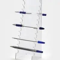 Подставка под ручки на 12 шт., 7&times;7&times;22 см, оргстекло 2 мм