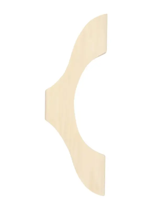 Ручка для бани и сауны, 27&times;9.5&times;2.7 см, деревянная