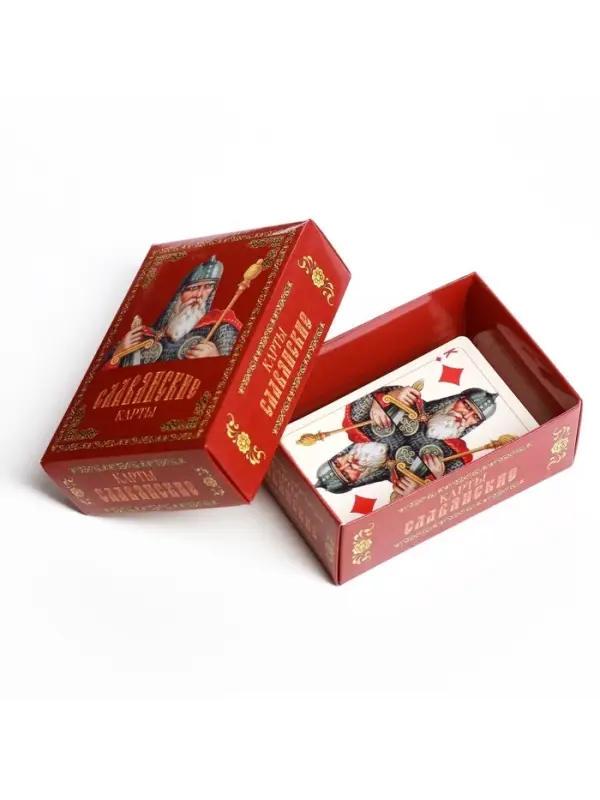 Карты игральные подарочные &laquo;Славянские&raquo;, 36 шт., карта 8.4&times;5.4 см, картон 270 г