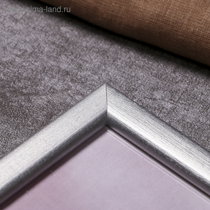 Фоторамка сосна с19 серебро 30х42 см (пластиковый экран) Фоторамка сосна с19 серебро 30х42 см (пластиковый экран)