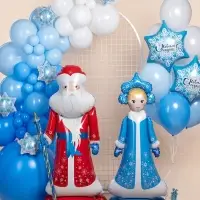 Воздушный шар фольгированный 56" 3D &laquo;Снегурочка&raquo;, только под воздух