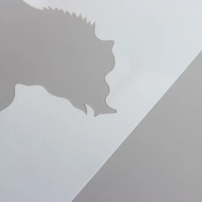 Трафарет пластик  Трафарет пластик "Животные. Кабан" 13х13 см