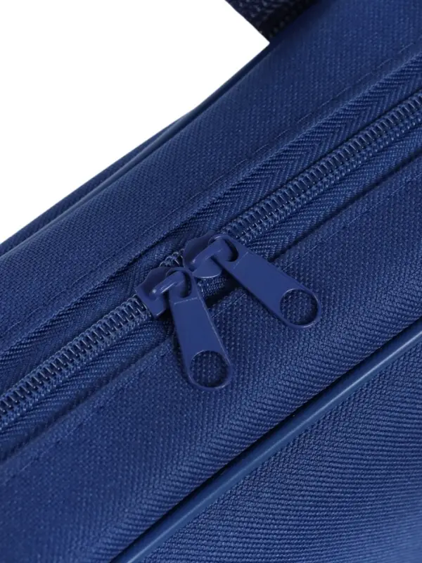 Папка с ручками А4, 360&times;270&times;80 мм, текстильная, внутренний карман, синий 1Ш48