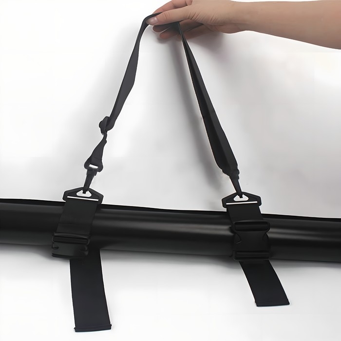 Лямка-ремень туристическая, для переноски, с дополнительными креплениями, 120х3,5см Лямка-ремень туристическая, для переноски, с дополнительными креплениями, 120х3,5см