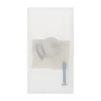 Ручка-кнопка CAPPIO RK146, d=20 мм, цвет матовый хром, 8 шт.