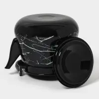 Чайник кон. с мет.р. 3,5л (черная)Черный мрамор Чайник кон. с мет.р. 3,5л (черная)Черный мрамор