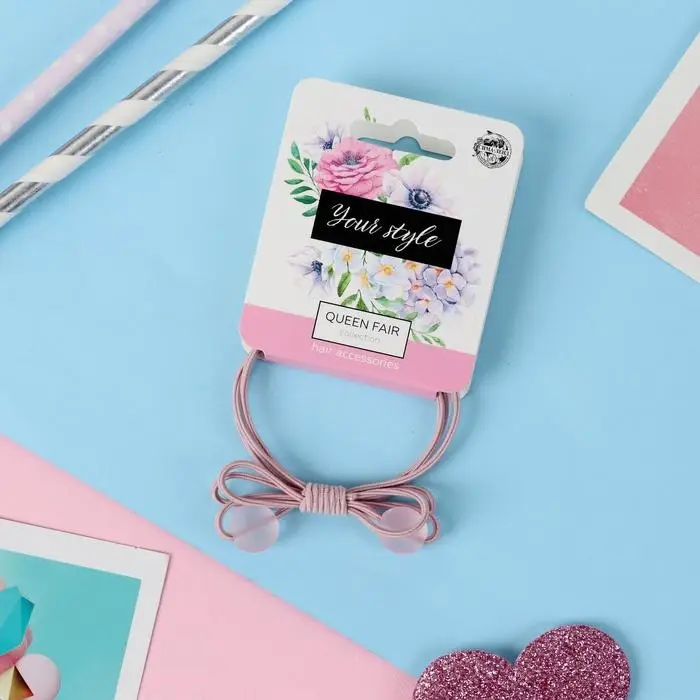 Резинка для волос «Вива», шарики, МИКС Резинка для волос «Вива», шарики, МИКС