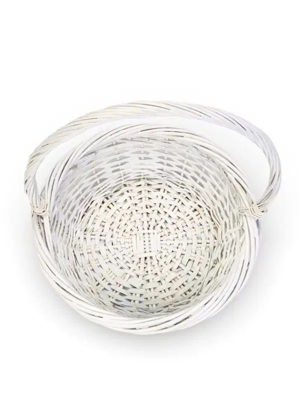 Набор корзин 3 шт ИВА 40x40x14 32х32x12 27х27x10 см ПЛЕТ ручка h=20/18/16 см