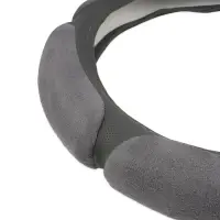 Спонжевая оплетка руля AVS SP-426M-GR ( размер M, серый) - Серия "Sponge"