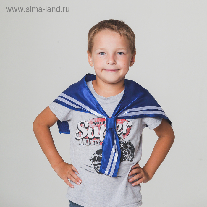 Морской воротник «Гюйс», цвет синий, оттенок МИКС Морской воротник «Гюйс», цвет синий, оттенок МИКС