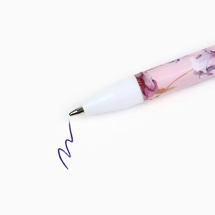 Ручка шариковая, синяя паста, 0.5 мм, пластик «Вдохновляй» Ручка шариковая, синяя паста, 0.5 мм, пластик «Вдохновляй»